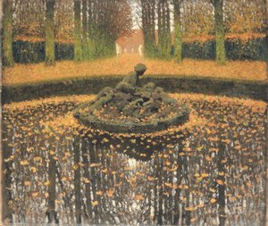 女王の洗面器、ベルサイユ、1920年頃 作： Henri Martin