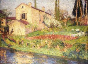 マリールイーズの家、 作： Henri Martin