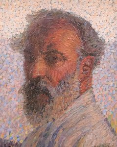 自画像、c。 1912年。 作： Henri Martin