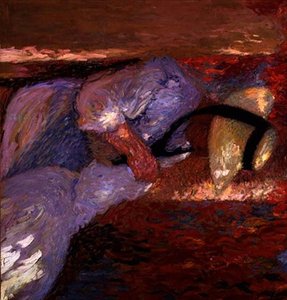 太陽の光で縫う（油彩・キャンバス） 作： Henri Martin