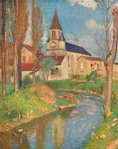 ラバスティード教会、c1915 作： Henri Martin
