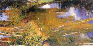 バスティードデュヴェールに近いグリーン。バスティードデュヴェール近くのルヴェール 作： Henri Martin