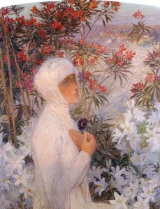詩人;ラ・ポエテス、c。 1890 作： Henri Martin