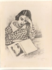 大きな読書する女性 作： アンリ・マティス