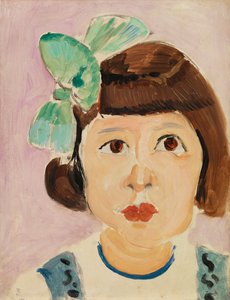 若い娘の頭 (Tête de fillette) 作： Henri Matisse