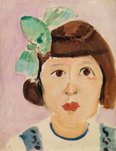 若い娘の頭 (Tête de fillette) 作： Henri Matisse
