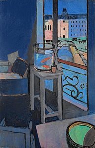 インテリア、金魚鉢 作： Henri Matisse