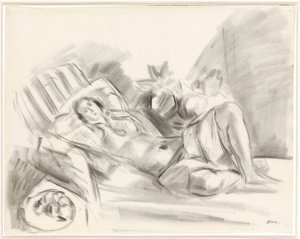 木蓮のオダリスク 作： Henri Matisse