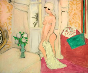 ピンクのヌードあるいは花瓶を持つ少女 1920年頃 油彩・カンヴァス