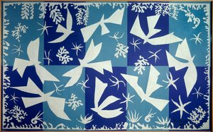 ポリネシア、空 1946 （ドローイング、コラージュ） 作： Henri Matisse