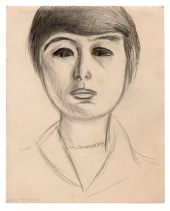 若い女性の肖像（エルザ・グレーザー） 作： Henri Matisse