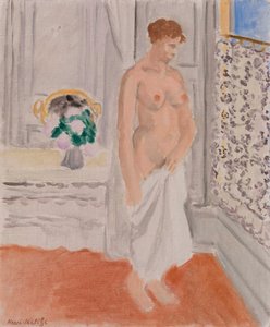 窓際に立つヌード 作： Henri Matisse