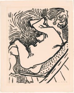 大きな木版画