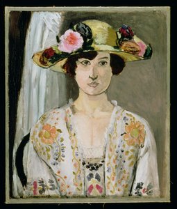 帽子をかぶった女 1920年頃 油彩・カンヴァス