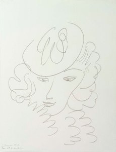 帽子をかぶった女性 作： Henri Matisse