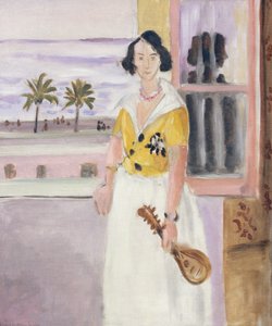 マンドリンを持つ女 1921-22年頃 油彩・カンヴァス