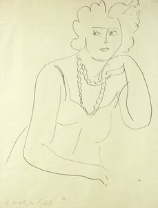 女性のネックレス 作： Henri Matisse