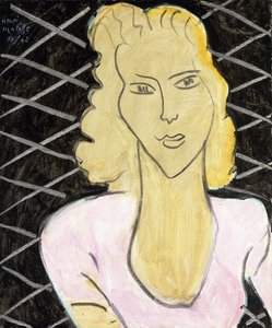 ピンクのドレスの少女 作： Henri Matisse