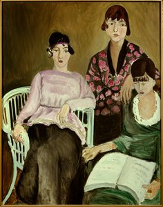 三人姉妹 1917年 （油彩・キャンバス）