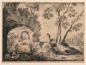 荒野で説教する洗礼者ヨハネ 作： Henri Mauperche