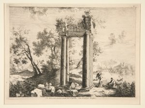 トビアスと天使のいる風景 作： Henri Mauperche