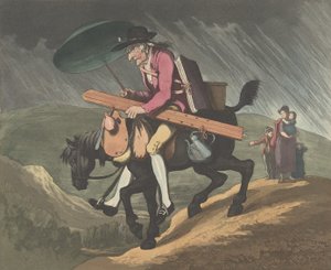 ウェールズを旅する芸術家、1799 年 2 月 10 日。