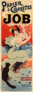 ティッシュ ペーパー ジョブの広告ポスター、c。 1900年 作： Henri Meunier