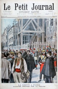 パリでのストライキ、1898年 作： Henri Meyer