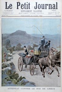 ギリシャの王への攻撃の試み、1898 作： Henri Meyer
