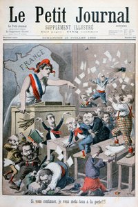 パリ下院議員の風刺画、1898年 作： Henri Meyer