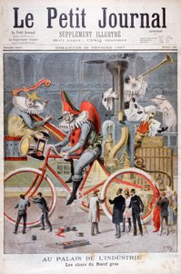 肥育した牛祭り、パレドゥインダストリー、パリ、1897年のフロート 作： Henri Meyer