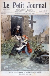 1897年、南フランスのミディの洪水 作： Henri Meyer