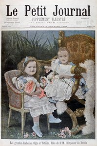 1899年にロシアの大公オルガとタチアナに公爵夫人 作： Henri Meyer