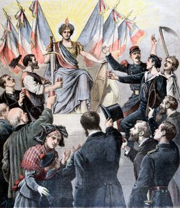 明けましておめでとうフランス！、1891 作： Henri Meyer