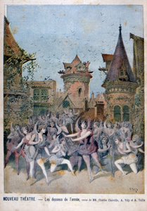 レデスドゥラニー、ヌーヴォー劇場でのレビュー、1896年 作： Henri Meyer