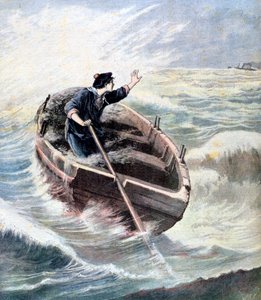 ロスト・アット・シー、1891 作： Henri Meyer