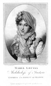 マリアルイーザ、オーストリアの大公、1813年。 作： Henri Meyer