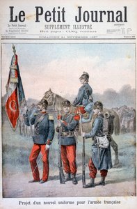 1897年にフランス軍の新しい制服を提案 作： Henri Meyer