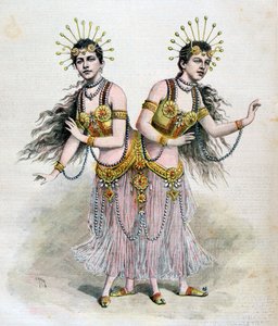 ローザとジョセフアブレゼク、ボヘミアのシャム双生児、1891年