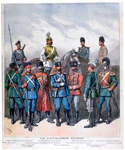 ロシア騎兵、1892