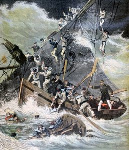 ラブルドネの難破船、セントマリー、マダガスカル、1893 作： Henri Meyer