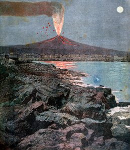 エトナ山の噴火、シチリア、1892 作： Henri Meyer