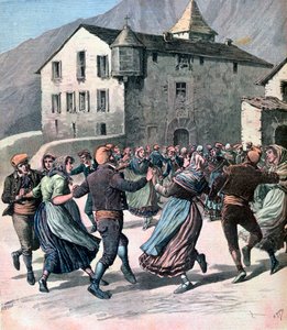 アンドラのファランドール、1891年 作： Henri Meyer
