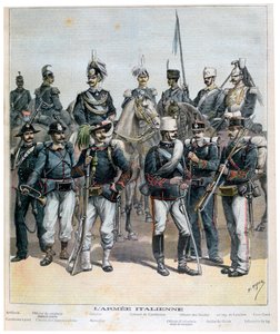 イタリア軍、1892年 作： Henri Meyer