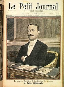 1898年6月26日、ルプティジャーナルのポールデシャネル下院議会議長（1855-1922） 作： Henri Meyer