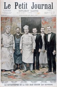 1897年、パリ、ジャン＝グジョン通りの大災害 作： Henri Meyer