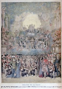 1895年、パリのテアトルドゥラガイテにあるオペラパナージュ 作： Henri Meyer