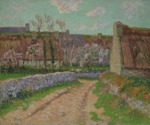 「クロアールの村」、1898 年 作： Henri Moret