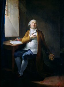 寺院のルイ16世（1754-93）、1795年頃（キャンバスに油彩）