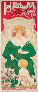 Helm Cacao - Oeuvre de Henri Privat Livemont (Privat-Livemont) (1861-1936) - 1899 - カラーリトグラフ - 154.5x66.5 - Museu Nacional d